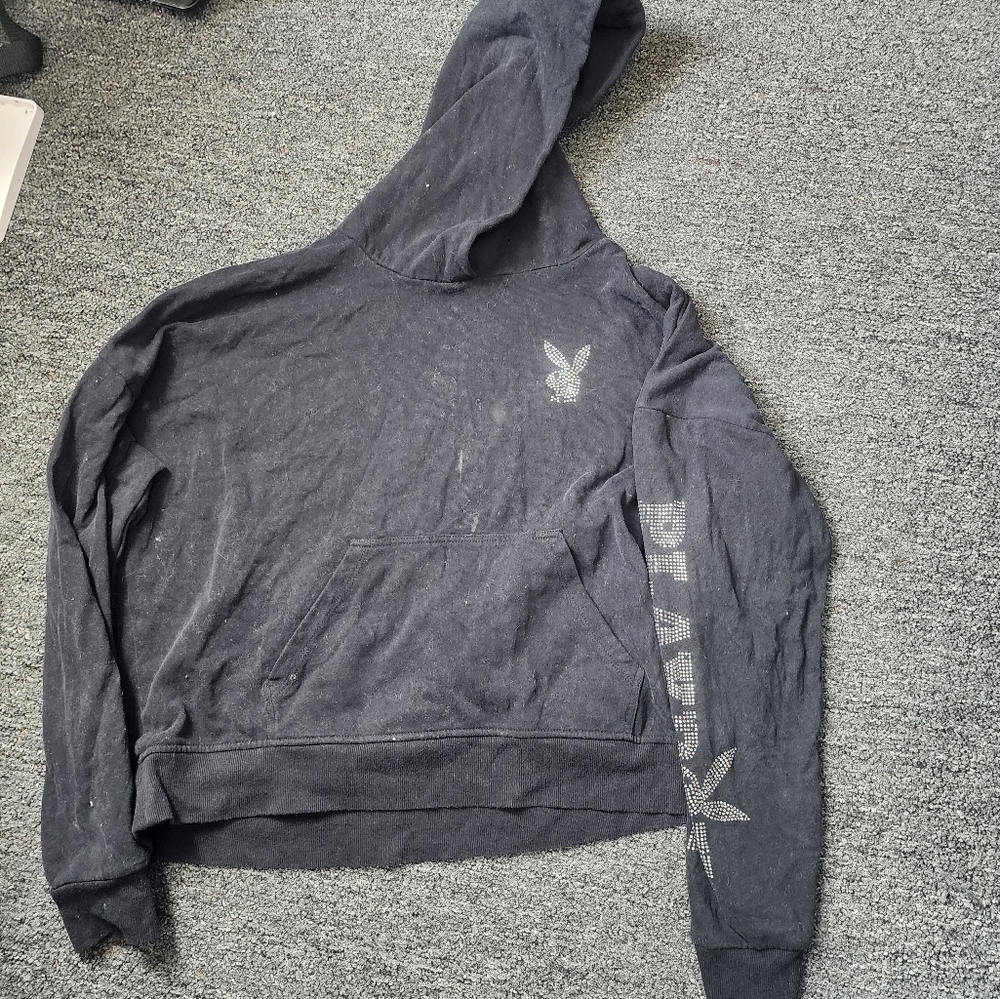 Bedazzled playboy sweater